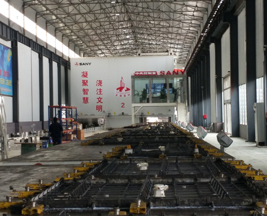 業臻預製構件（jiàn）廠房環境（jìng）展示